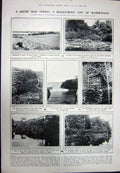 Old Vintage Print 1923 Nan Tauas Karrian Katera Caroline Islands Ponape 20th