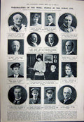 Old Vintage Print 1923 Lillian Davies Theatre Beggar'S Harington Paxton 20th
