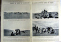 Antique Old Print 1923 Desert Caterpillars Sahara Desert Arabs Gates Bord 20th