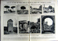 Original Old Vintage Print 1923 Rome Tomb Seneca Caracalla Claudius Nymphaeum