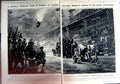 Original Old Vintage Print 1923 Zeppelin Olympia Anti-Aircraft Guns Ship Liner