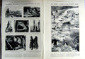 Original Old Vintage Print 1923 Sharks Leather Boots Shoes Black Whales Tannery