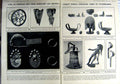 Old Vintage Print 1923 Etruscan Art Jewellery Chariot Wheels Tutankhamen 20th