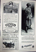 Old Vintage Print 1923 Burberry Coat Telephone Benger'S Aquascutum Sport 20th