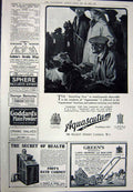 Original Old Vintage Print 1923 Christie Manson Woods Porcelain Lawn Mowers