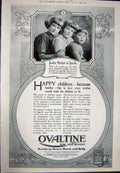 Antique Old Print 1923 Allenbury'S Pastilles Ovaltine Tonic Food Beverage 20th