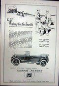 Old Vintage Print 1923 Sotheby Wilkinson Hodge General Motors Buick Car 20th