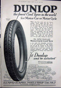 Old Vintage Print 1923 Daimler Motor Car Shell Oil Dunlop Tyres Huntsman 20th