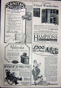 Old Vintage Print 1923 Amplion Wireless Speaker Fry'S Hamptons Sanitas 20th