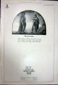 Original Old Vintage Print 1923 Harrods Binoculars Idris B.L GLabel Whisky