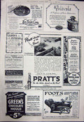 Antique Old Print 1923 Golf Links Geneva Mont Blanc Pratts Polish Himrods 20th