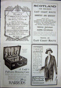 Original Old Vintage Print 1923 Three Nuns Tobacco Scotland Holidays Debenhams