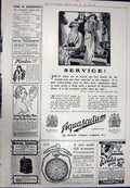 Original Old Vintage Print 1923 Harrods Furniture Vickery Watches Aquascutum
