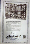 Antique Print Ref.923 1923 Advertisement John Haig Clubman'S Scotch Whisky