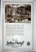 Antique Print Ref.925 1923 Advertisement John Haig Clubman'S Scotch Whisky