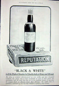 Antique Old Print Ref.930 1923 Advertisement Black Buchanan'S Scotch Whisky
