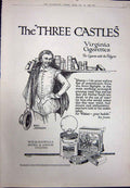 Antique Print Ref.934 1923 Advertisement Three Castles Virginia Cigarettes