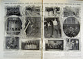 Old Print *2996 1912 Black Diamond Coal Mining Colliery Battleship Lion
