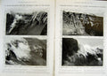 Old Print Ref.3687 1912 Volcano Mount Vesuvius Crater Mountain Malladra