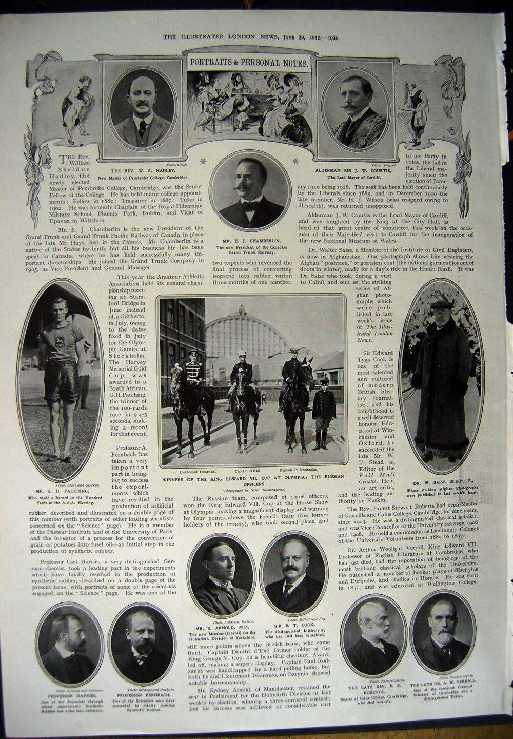 Antique Old Print 1912 Ship Mediterranean Squadron Victoria Luise Olympia 20th