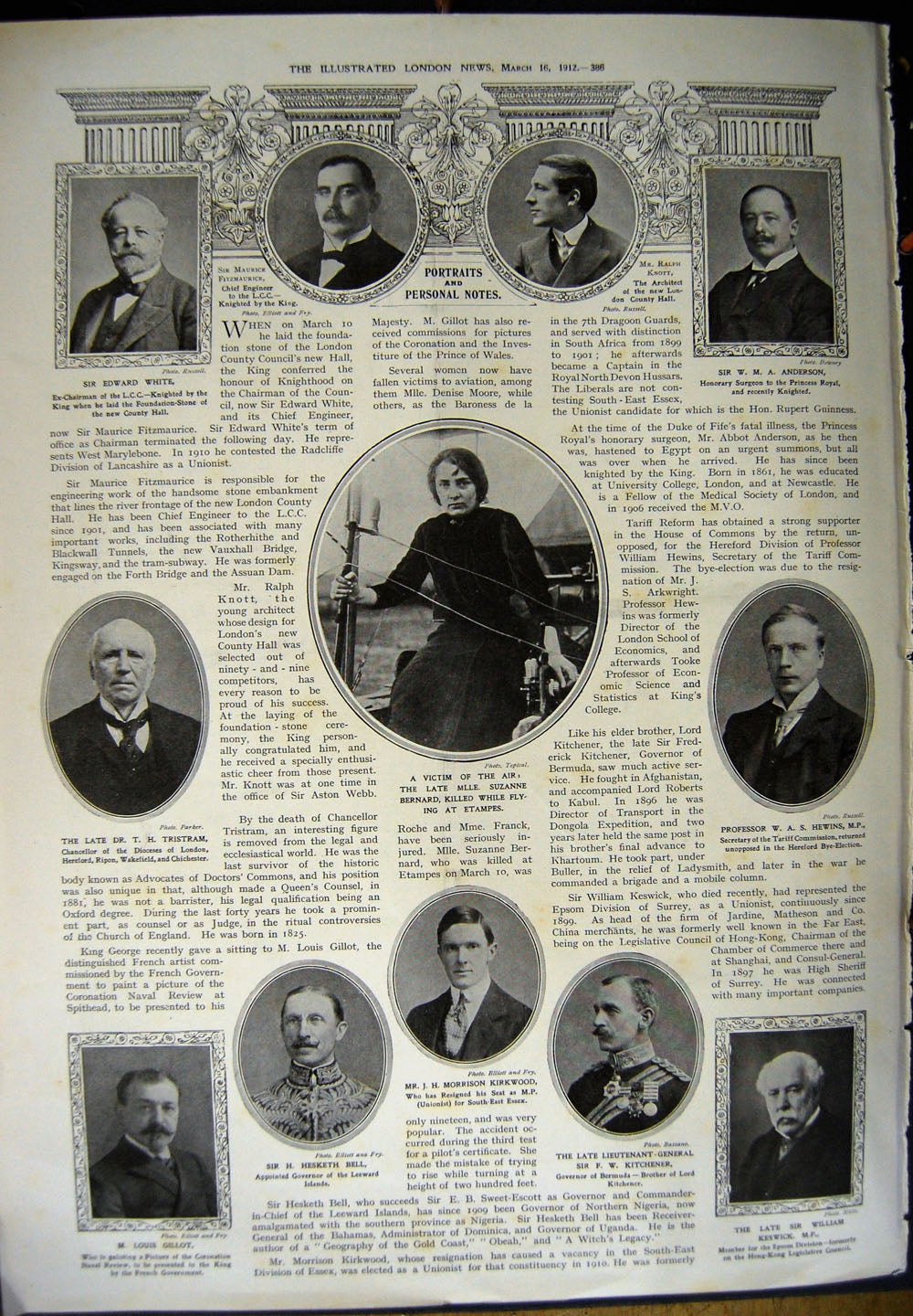 Old Antique Print 1912 Tram Cars Coal Strike Bernard Kirkwood Kitchener 20th