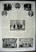 Antique Old Print 1912 King Victor Emmanuel Italy Palace Milestones Royal 20th