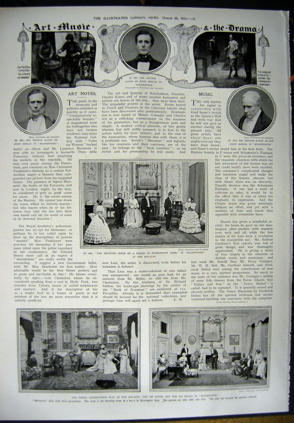 Antique Old Print 1912 King Victor Emmanuel Italy Palace Milestones Royal 20th
