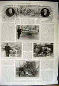 Old Antique Print 1912 Graves Cemetery Birds Brandenburg Prince Albert 20th