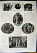 Antique Old Print 1912 Animals Evolution Pleistocene Elephant Theatre Art 20th