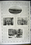 Old Antique Print 1912 Cotton Grape Vine Orchard Russia Askhabad Ak-Tepe 20th