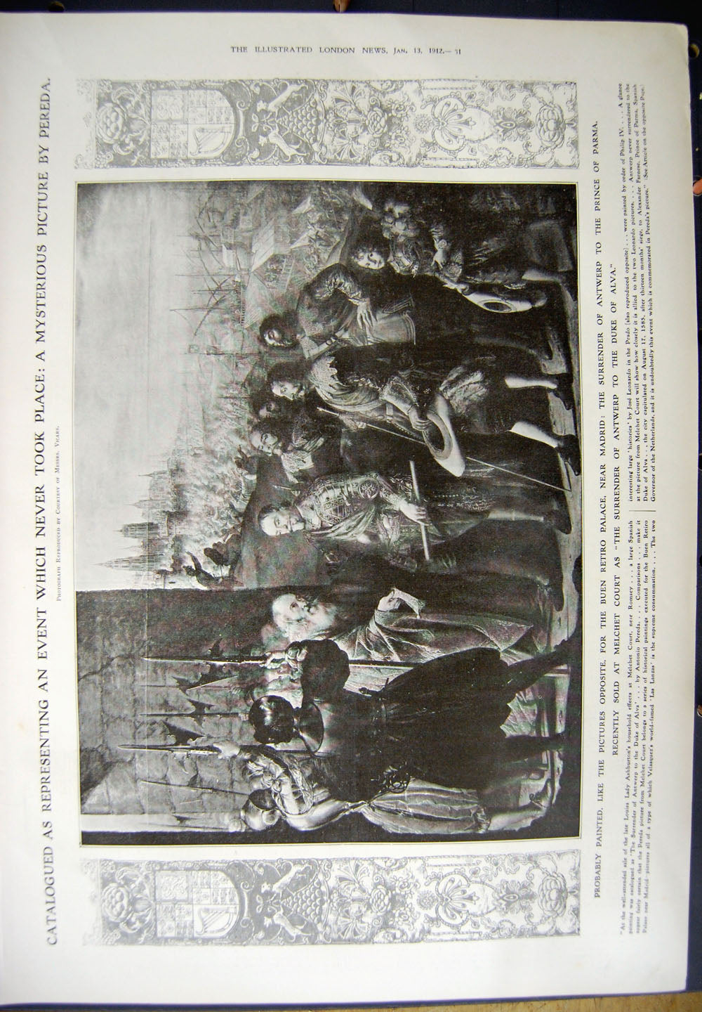 Old Antique Print 1912 Sphinx Archaeology Mycerinus Alabasters Antwerp 20th