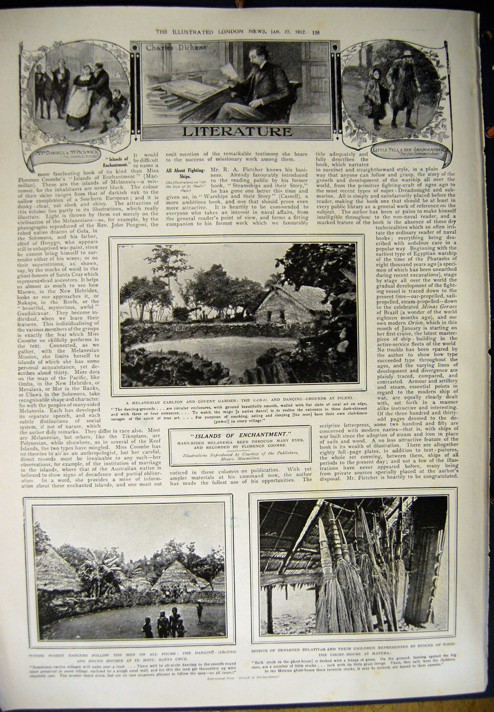 Antique Old Print 1912 Abor Wounded Punitive Expedition Santa Cruz Matema 20th