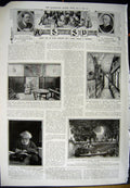 Old Antique Print 1912 Bonar Law House Commons David Masson Portcullis 20th