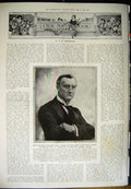 Original Old Antique Print 1912 King George Procession Westminster Edward Grey