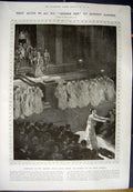 Old Antique Print 1912 Sophocles Royal Opera House Theatre Covent Garden 20th