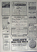 Original Old Antique Print 1912 Advertisement Cigarette Horlicks Brandy Roche
