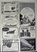 Old Antique Print 1912 Advertisement Goodrich Bicycle Morgan Car Meltis 20th