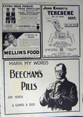 Old Antique Print 1912 Advertisement Beecham'S Pills Mellins Knight Soap 20th