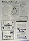 Old Antique Print 1912 Advertisement Cherry Boot Polish Allenbury Perfume 20th