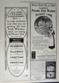Old Antique Print 1912 Advertisement Castle Collars Food Warmer Veritor 20th
