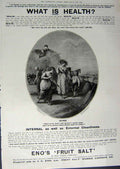 Old Antique Print 1912 Advertisement Jewellers Welte-Mignon Eno'S Salt 20th