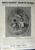 Old Antique Print 1912 Advertisement Maples Furniture Eno'S Fruit Salt 20th