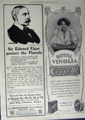 Antique Old Print 1912 Advertisement Allenburys Piano Vinolia Cream Music 20th