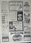 Original Old Antique Print 1912 Advertisement Cigarettes Boot Polish Underwear