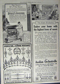 Old Antique Print 1912 Advertisement Lemco Anturic Salt Organ Distemper 20th