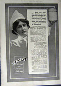 Old Antique Print 1912 Advertisement Ship Maine Nord Car Benger'S Food 20th