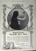 Old Antique Print 1912 Advertisement Sirolin Medicine Royal Vinolia Hair 20th