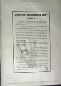 Old Antique Print 1912 Advertisement Dunlop Car Tyres Michelin'S Medina 20th