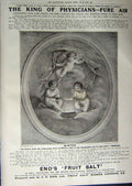 Original Old Antique Print 1912 Advertisement Odol Toothpaste Eno'S Fruit Salt