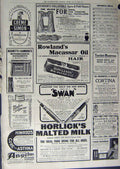 Old Antique Print 1912 Advertisement Purgen Polish Hair Pills Aitchison 20th